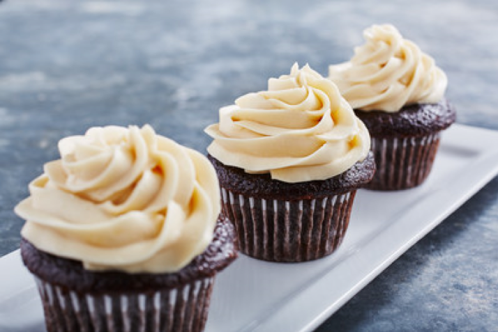 Coffee Mocha Cupcake with Cafe Frosting
