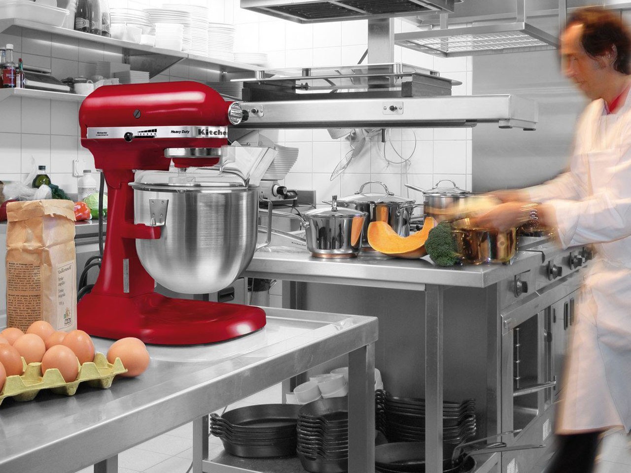Tilt-head stand mixers from KitchenAid. Tilt-head stand mixers from KitchenAid.