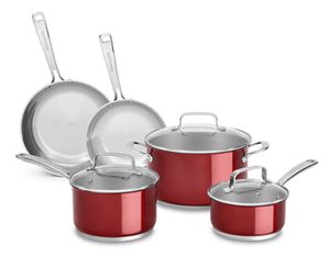 Tri-Ply Stainless Steel 8-Piece Cookware Set