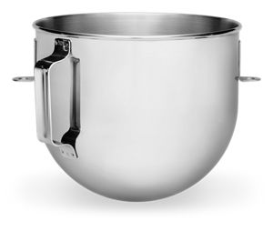 KitchenAid 4.8 L Bowl-Lift Polished Stainless Steel Bowl with Flat Handle